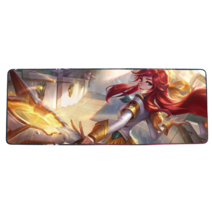 롤 LOL 디자인 마우스 패드 79종 시리즈 리그 오브 레전드 장패드 3mm 두께, 800x300mm + 3mm개, 레이크 블루