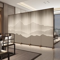래핑 칸막이 파티션 장식 가벽 가림막 병풍 한식당, 40x200CM 실크 천 1장 가격