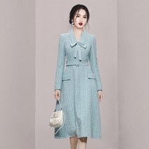 오피스룩 트위드 투피스 면접복장 여성 정장세트 A04 유니폼 봄 가을 하객룩 결혼식복장