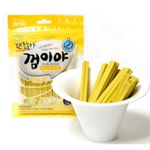 진돗개 충치예방 장튼튼 바나나 껌 100g 5개 간식껌 반려견 강아지