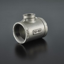 영진 스테인리스 나사식 관이음쇠 - 이경 티 Tee Reducer 40A*20A, 1개