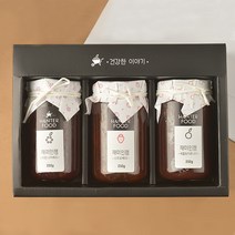 농업회사법인(주)한터식품 무설탕 수제잼 선물세트 2호(무방부제 답례품 명절선물추천), 1개, 250g