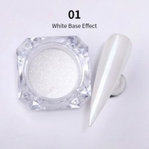 금속 네일 미러 글리터 파우더 네온 진주 안료 더스트 샤이니 골드 실버 파인 크롬 플레이크 DIY 액세서리, 한개옵션1, 28 Pearl 01