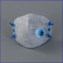 크린탑 1급 보형물 방진마스크 C750V 1BOX(10개입) 활성탄필터, 단품