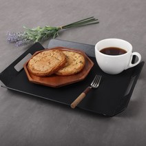 논슬립 스낵 쟁반 소 AA 카페 베이커리 식당 트레이 미끄럼방지, 논슬립 스낵 쟁반 중 (184597)