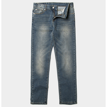 남자 워싱 스판 청바지 빈티지 봄청바지 여름 팬츠 에이트 레직기 테이퍼드핏 블랙진 헤지 진청바지 작업복 남자중청바지 구제 흑청 데일리한 기획전 히든밴딩청바지 데싱 원단 그레이 디스진