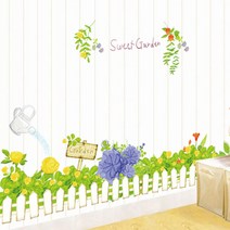 아트앤조이 정원 꽃 나무 포인터 스티커 모음, 정원 스티커 87 - 스위트 가든(L5C044)