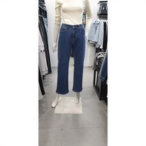 잠뱅이 세이브존04 (여성) 오비안밴드 바이오스톤 솔트워싱 와이드핏 데님팬츠 AM3DTG569