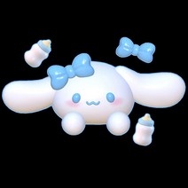 도어빔 자동차 도어라이트 차량용 무드등 도어램프 2개, 시나모롤