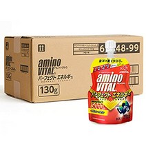 아지노모토 아미노바이탈 젤리드 링크 퍼펙트 에너지 자몽 맛 130g×24개 아미노산 5000mg 알라닌 프롤린 영양 보급 味の素 アミノバイタル ゼリードリンク パーフェクトエネルギー