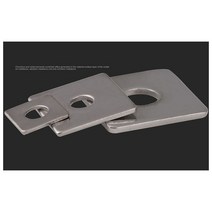 터미널 슬리브 단자 전선 압착기 와셔 스프링 스텐 풀림방지 와샤 정사각형, m10x50x2.0(2개)