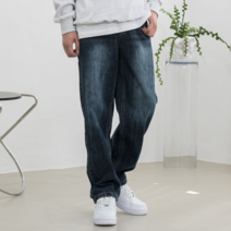 [키작은남자] 겔락 스트링 워싱 청바지(2타입)