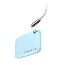 초소형GPS 강아지위치추적기 미아방지위치추적 Baseus 무선 스마트 트래커 Anti-lost Alarm Tracker 키 파인더 Child Bag Wallet Finder APP, CHINA_T2 Blue