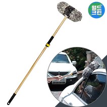 월드크린 원터치 2단 두툼 차걸레 물 밀대 막대 화장실 욕실 바닥 청소 솔 브러쉬