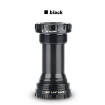 자전거 쓰루 액슬 샤프트 MTB 퀵릴리스 HASSNS 바닥 브래킷 BB52 할로우텍 BSA 24 BB51 산악 크랭크셋 샤프트용 중앙 이동 축 베어링, bb52 블랙
