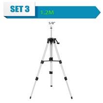 레이저 레벨기 수평기 수직기 측량기 사선 1.2M/1.5M 삼각대 레이저 레벨 높이 조절 알루미늄 5/8 
