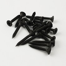 외날 6x25 피스 나사 가구 못 석고보드 목공, 외날흑색6x25(500EA)