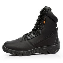 [해외]바이크부츠 신발 바이크 오토바이 슈즈 남자 모토 크로스 군사 품질 특수 부대 전술 사막 전투 육군 작업, 검은 색, 열하나