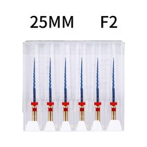 JINGT 치과 엔진 사용 파일 NiTi 슈퍼 로터리 열 활성화 근관 루트 파일 25mm SX-F3 치과 도구 6 개/상자, 1, 25MM F2