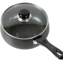 포스아트 유리 경질냄비 편수 BN 손잡이 라면 주방 냄비, 1, 20cm