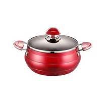 [AKMALL]PN풍년 포시아 레드 IH 양수냄비 18cm 인덕션 가능, 색상:단일상품
