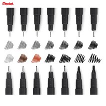 펜드로잉 펜슬 컬러드로잉 제도 건축사 조경기능사 실내건축 캘리그라피 아트라인펜, 포인트라이너펜0.5mm Black