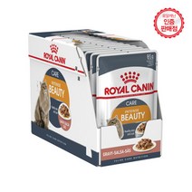 [브이펫] 로얄캐닌 고양이파우치 그레이비 인텐스 뷰티 85g 12개/아름다운 피모, 상세 설명 참조, 상세 설명 참조