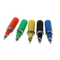 5 개의 PCS 바인딩 포스트 5 색 스피커 4mm 바나나 플러그 테스트 커넥터 잭 소켓, 다른, 01 Other