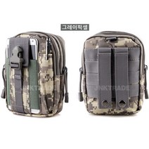군용밀리터리가방 파우치 전술파우치 허리가방(소), 허리가방(소)_그레이픽셀