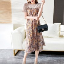 헤레이스 에스닉 주름넥원피스 YMSH23SS737