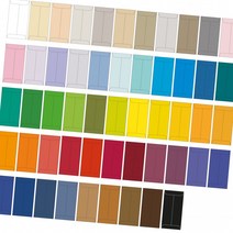 Mink 밍크지 고급칼라봉투53종 규격(85x170mm)100매, 52 커피
