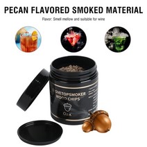 훈연칩 스모크우드 훈연톱밥 바베큐 캠핑 4 종류의 향기로운 훈제 나무 분자 요리 미식가 공기 쿨러 요리, 01 Oak Wood