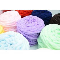 시중에 없는 굵기/ 리얼통통 수면사/ 단독판매/ 7-8mm 굵은 털실 통통한 수면사 수면실 극세사 마크라메실 겨울 뜨개실 목도리 담요 블랭킷 소프트베베 소프트붐붐 루피망고, 22 믹스 - 핑크화이트