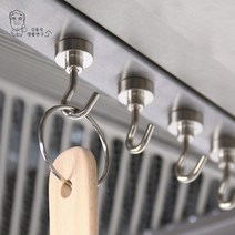 강력 마그네틱 자석후크 고리 다용도 걸이 고리, 1P