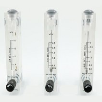 제어 밸브가 있는 가스 플로트 유량계 0.04-0.4m 3/h 0.1-1m3/h PMMA 패널 타입 에어 로타미터, 05 0.25-2.5M3 H