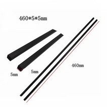 460mm 탄소 섬유 일렉트릭 기타 목 보강재 트러스 막대 조정 레브 악기 액세서리 부품 2 피스, 460mm 2pcs1
