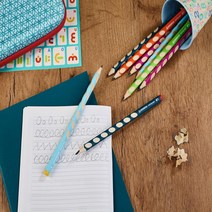 스타빌로 이지그래프 어린이연필 왼손 오른손, 핑크 2본, HB