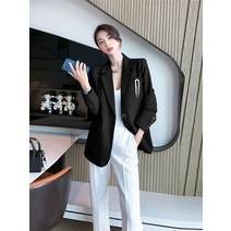 면접 오버사이즈 직장인 숏 요즘유행 유니크 대학생 싱글 결혼식 정장자켓 나들이