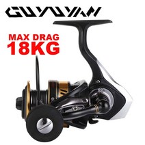 2021 새로운 최대 드래그 파워 18KG 낚시 릴 탄소 와셔 낚시 스피닝 릴 스피닝 베이트 캐스팅 릴 잉어 낚시 루어 릴, 7000 시리즈, 단일 스풀