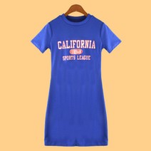 프린트 슬림 미니 숏 원피스 라인 반소매 여름 피서룩 바캉스룩