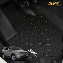 지프 컴패스 3W 에코라이너 TPE 카매트 카 차 발 매트 바닥 발판 깔판, 단품