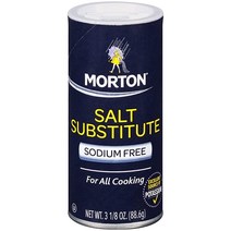 Morton Salt 대체품 나트륨 프리 88.5g(3온스)