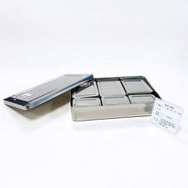 사각 보존용용기 6P 보존식용기, 6개