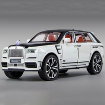 롤스로이스 컬리넌 투톤 럭셔리 SUV 1대32 자동차 미니카 모형 다이캐스트 청년K쇼핑, 화이트블랙