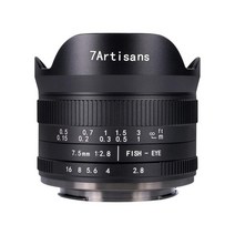 칠공장 7Artisans 75FXB-II 7.5mm F2.8 FISH-EYE II ED 후지 필름 X용, 니콘 Z