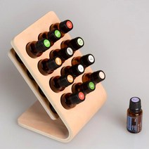 향수진열대 향수보관함 NICEFurniture-나무 에센셜 오일 병 디스플레이 스탠드 12 홀 15ml 매니큐어 아로마, 한개옵션1, 한개옵션0
