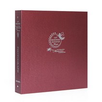[이콘앨범] 바인더 6가지 컬러 백지포켓 흑지접착 백지접착 사진 포토, 01.솔리드-와인, c.백지포켓50매