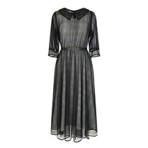 보니페이레이스벨티드체크원피스N2MN340