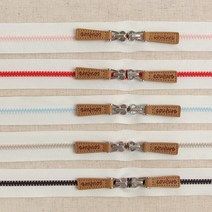 소잉데일리 소품 지퍼 모음_ 20cm~100cm 가죽 컬러믹스 등 60여종, 핑크, 5. 꾸뛰르 소잉지퍼_투웨이 75cm