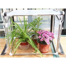 SKANDSALO 베란다 비닐하우스 미니 소형 다육이 옥상 온실 하우스 G, 200x80x80-90개